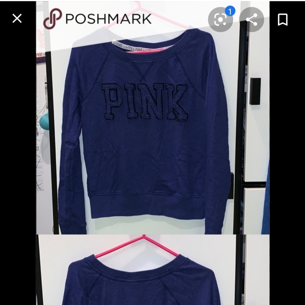 Brand Pink/blue sweater/jacket/xs